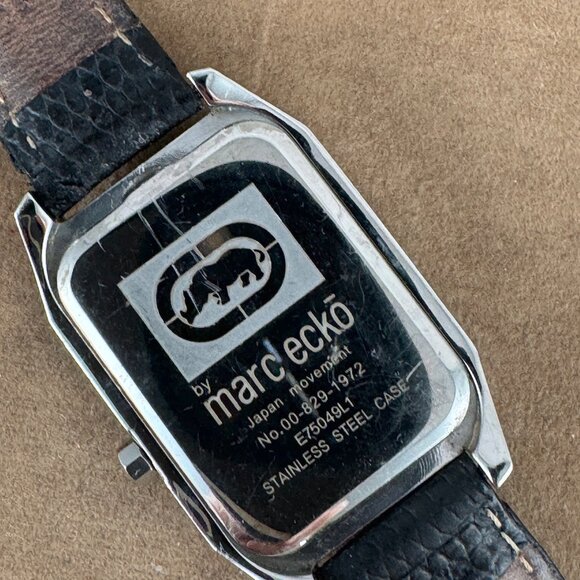Vintage Marc Ecko Stainless Steel Watch with crystal Bezel. - Picture 5 of 7